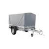 19_result Tieflader Kippanhänger 200x106 cm mit grauer Hochplane – 750 kg | UNITRAILER