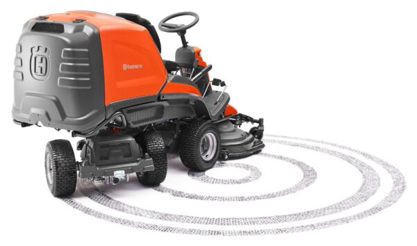 N.G.P. Distribution.... Husqvarna RC 320Ts AWD Frontmäher 112 cm 656 cc Allrad 300 L Fangkorb