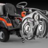 N.G.P. Distribution.. Husqvarna RC 320Ts AWD Frontmäher 112 cm 656 cc Allrad 300 L Fangkorb