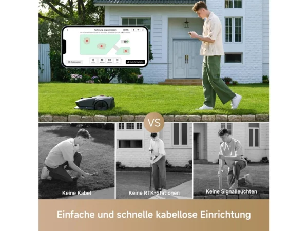 Mähroboter Dreame MOVA 1000 – Kabellos – Bis zu 1.000 m²