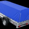 p17-1_result Autoanhänger kippbar 230x125 cm – UNITRAILER 750 kg mit blauer Hochplane und Hochspriegel