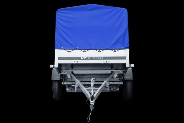 p17-3_result Autoanhänger kippbar 230x125 cm – UNITRAILER 750 kg mit blauer Hochplane und Hochspriegel