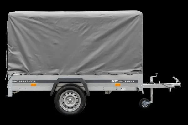Anhänger 230×125 Kipp mit 110 cm Hochplane – UNITRAILER 750 kg