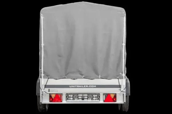 Anhänger 230×125 Kipp mit 110 cm Hochplane – UNITRAILER 750 kg