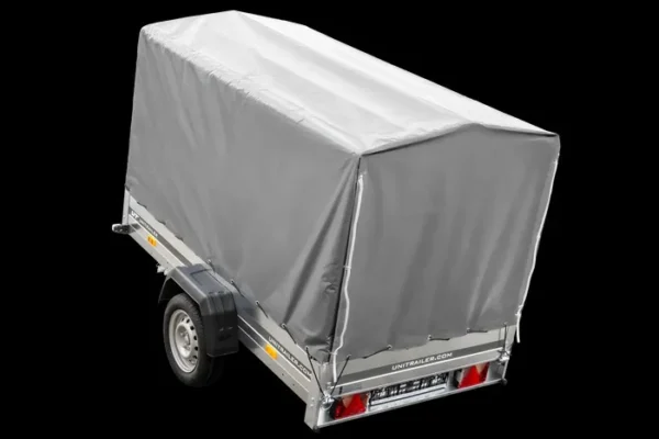 Anhänger 230×125 Kipp mit 110 cm Hochplane – UNITRAILER 750 kg