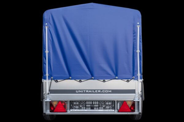 p20-1 Kippanhänger 200×106 cm mit Hochplane & Hochspriegel – 750 kg | UNITRAILER