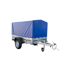 Kippanhänger 200×106 cm mit Hochplane & Hochspriegel – 750 kg | UNITRAILER